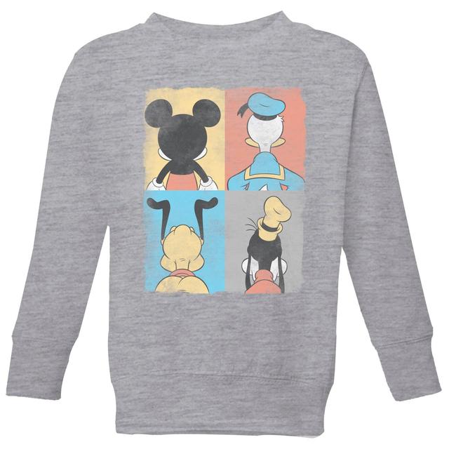 Disney Donald Duck Mickey Mouse Pluto Goofy Tiles Kids' Sweatshirt - Grey - 11-12 Anni - Grey on Productcaster.