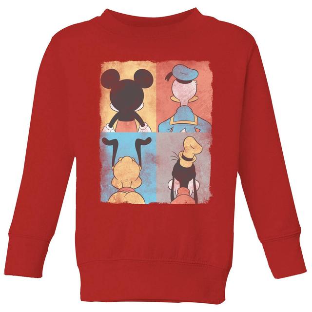 Sudadera para niño Pato Donald Mickey Mouse Pluto Goofy Tiles Disney - Rojo - 3-4 años - Rojo on Productcaster.