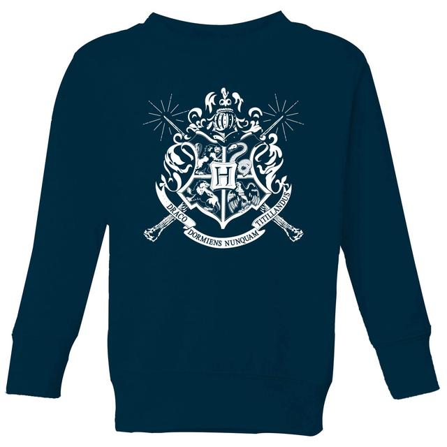 Harry Potter Hogwarts House Crest Kids' Jumper - Navy - 3-4 Years - Navy on Productcaster.