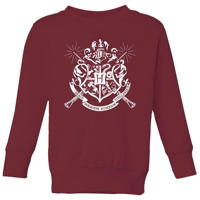 Harry Potter Hogwarts House Crest Kids' Sweatshirt - Burgundy - 5-6 Jahre on Productcaster.