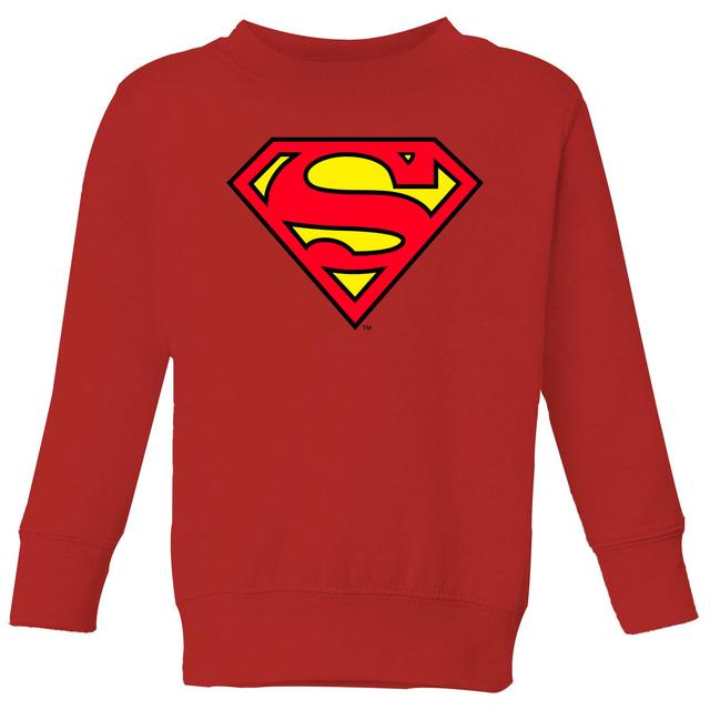 Sudadera para niño con escudo oficial de Superman - Rojo - 9-10 años - Rojo on Productcaster.