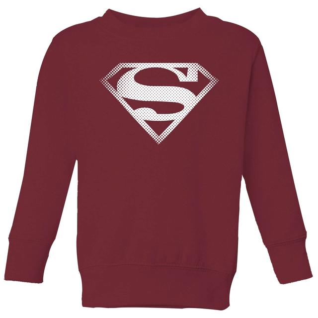 Sudadera para niño Spot Logo de Superman - Burdeos - 9-10 años - Burgundy on Productcaster.