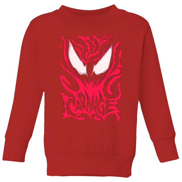 Venom Carnage Kids' Sweatshirt - Red - 3-4 Years - Red on Productcaster.