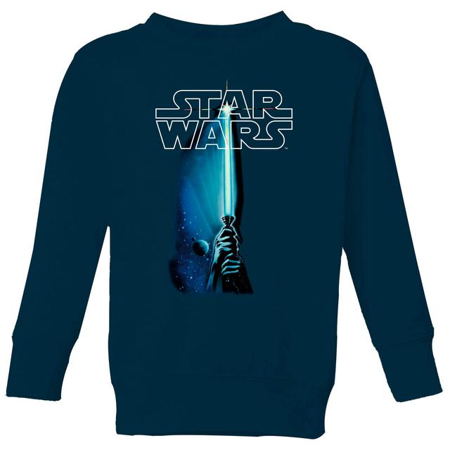 Sudadera Classic Lightsaber para niño de Star Wars - Azul marino - 5-6 años - Azul Marino on Productcaster.