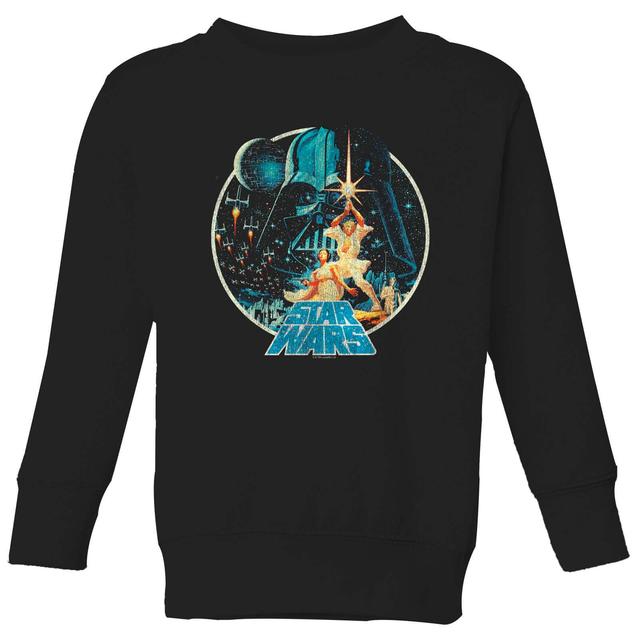 Star Wars Classic Vintage Victory Kids' Sweatshirt - Black - 11-12 Jahre on Productcaster.