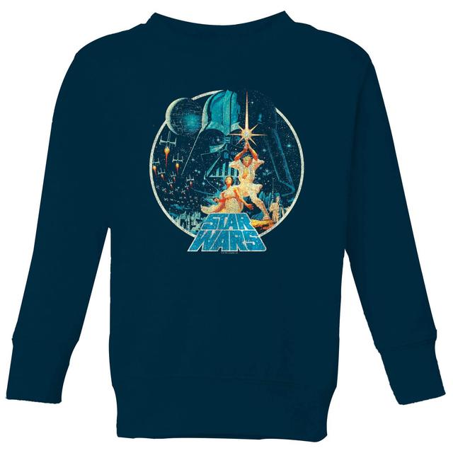 Sudadera Classic Vintage Victory para niño de Star Wars - Azul marino - 9-10 años - Azul Marino on Productcaster.