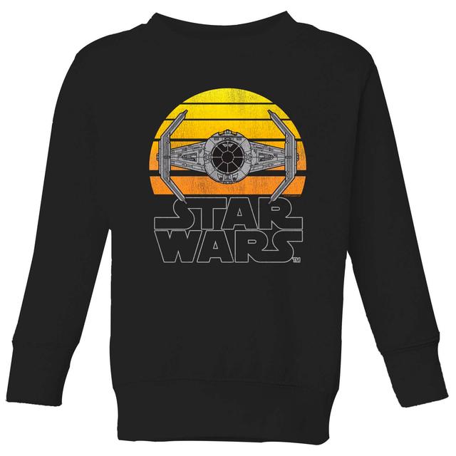 Star Wars Classic Sunset Tie Kids' Sweatshirt - Black - 5-6 Jahre - Schwarz on Productcaster.