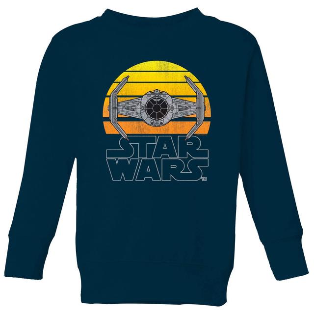 Star Wars Classic Sunset Tie Kids' Sweatshirt - Navy - 3-4 ans - Navy on Productcaster.