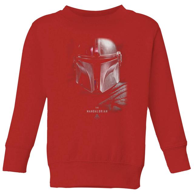 Sudadera con póster The Mandalorian de Star Wars para niño - Rojo - 7-8 años - Rojo on Productcaster.