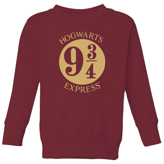 Harry Potter Platform Kids' Sweatshirt - Burgundy - 7-8 Jahre on Productcaster.