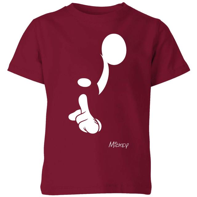 Camiseta para niños Disney Shush - Burdeos - 9-10 años - Burgundy on Productcaster.