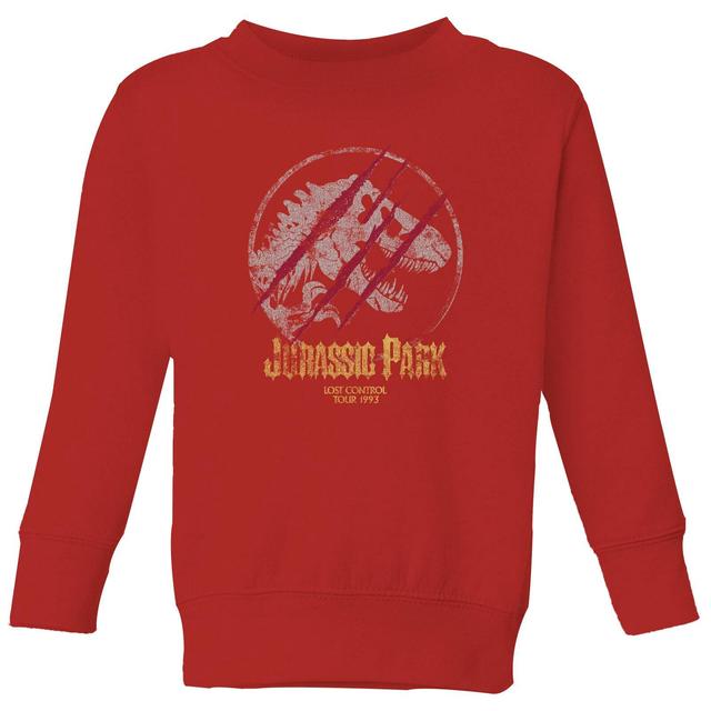 Sudadera para niño Jurassic Park Lost Control - Rojo - 9-10 años - Rojo on Productcaster.