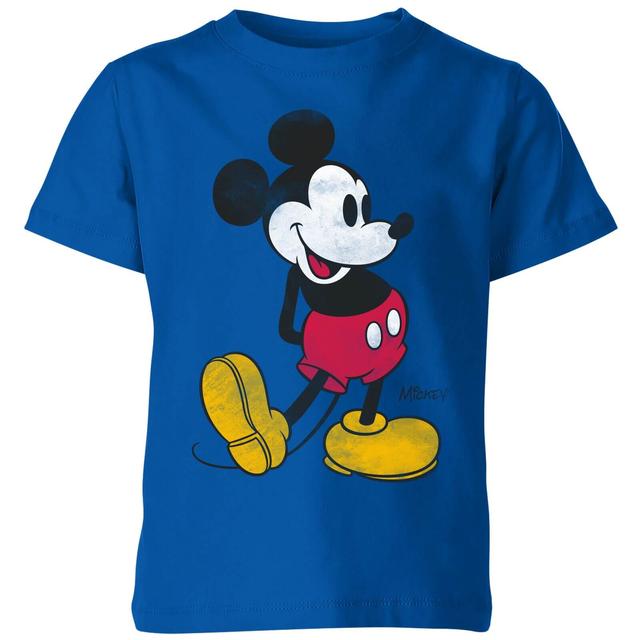 Disney Mickey Mouse Classic Kick Kids' T-Shirt - Blue - 3-4 Jahre on Productcaster.