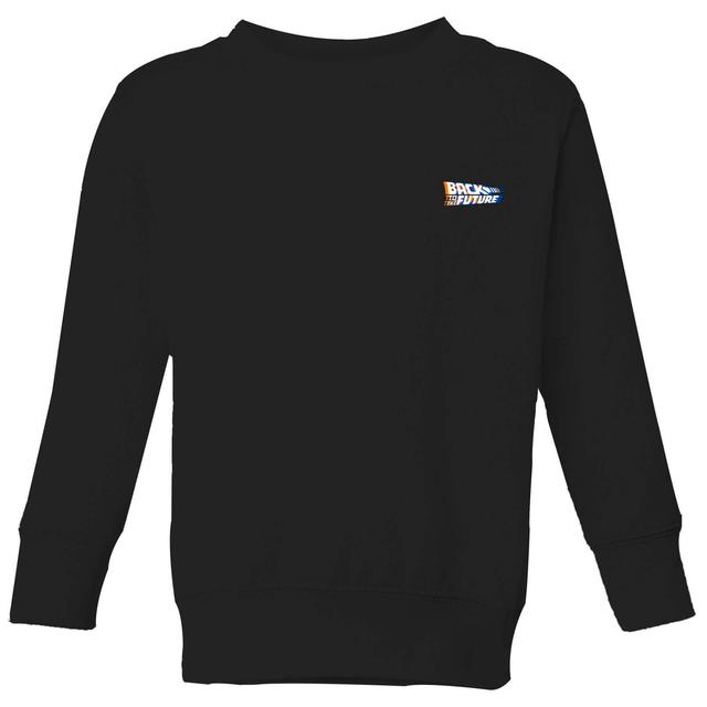 Back To The Future Kids' Sweatshirt - Black - 7-8 Anni - Nero on Productcaster.