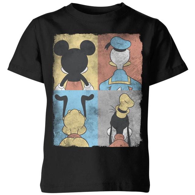 Camiseta para niño Pato Donald Mickey Mouse Pluto Goofy Tiles Disney - Negro - 9-10 años - Negro on Productcaster.