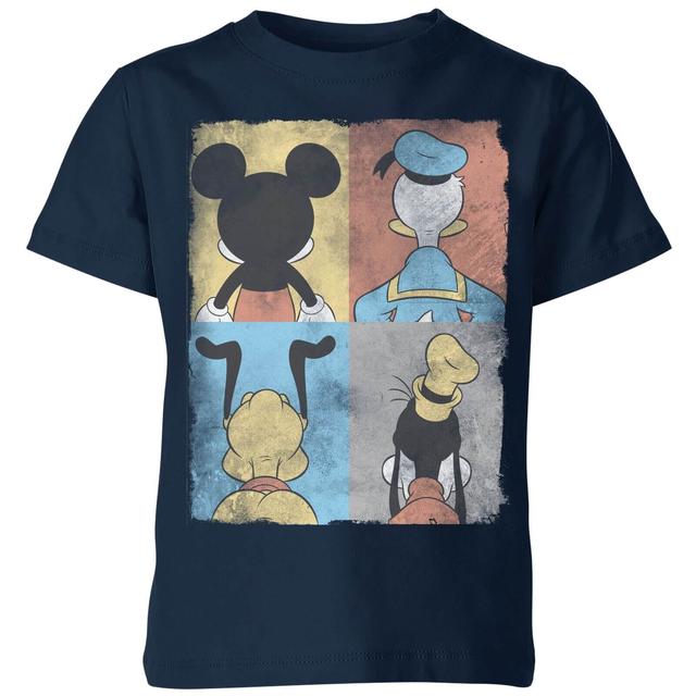 Disney Donald Duck Mickey Mouse Pluto Goofy Tiles Kids' T-Shirt - Navy - 9-10 ans - Navy on Productcaster.