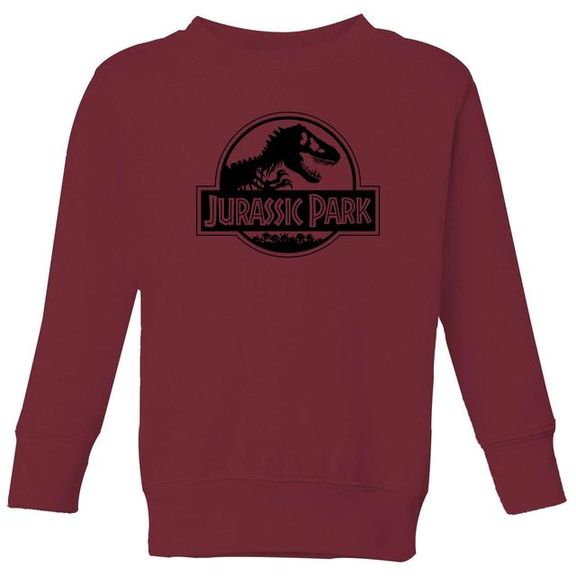 Sudadera para niños Jurassic Park Logo - Burdeos - 7-8 años - Burgundy on Productcaster.