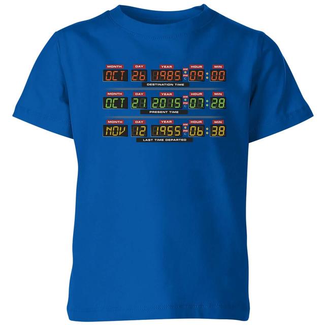 Camiseta para niño Back To The Future Destination Clock - Azul - 9-10 años - Blue on Productcaster.