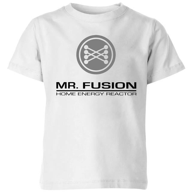 Back To The Future Mr Fusion Kids' T-Shirt - White - 9-10 Years - White on Productcaster.