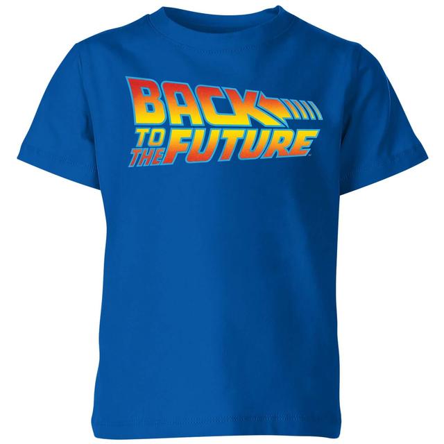 Camiseta para niño Back To The Future Classic Logo - Azul - 11-12 años - Blue on Productcaster.