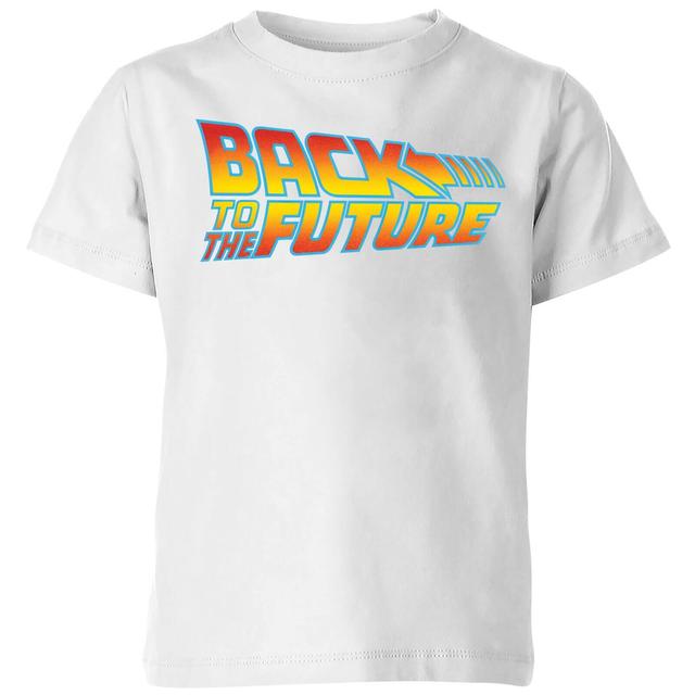 Camiseta para niño Back To The Future Classic Logo - Blanco - 9-10 años - Blanco on Productcaster.