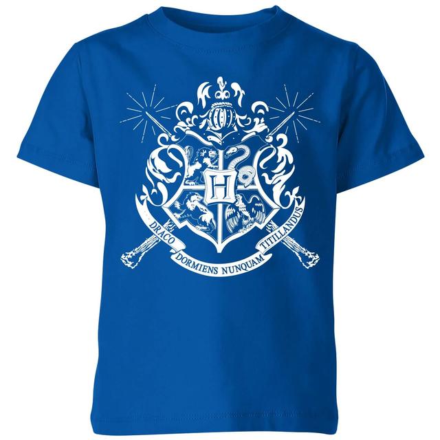 Harry Potter Hogwarts House Crest Kids' T-Shirt - Blue - 5-6 Years - Blue on Productcaster.