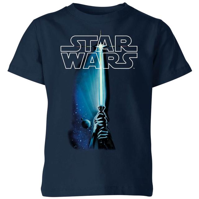 Camiseta Classic Lightsaber para niño de Star Wars - Azul marino - 11-12 años - Azul Marino on Productcaster.