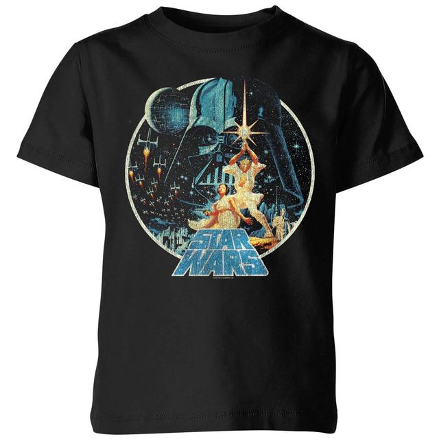 Star Wars Classic Vintage Victory Kids' T-Shirt - Black - 3-4 Years - Black on Productcaster.