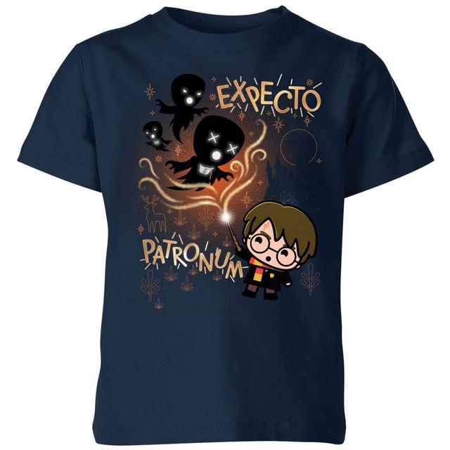 Camiseta para niño Expecto Patronum de Harry Potter para niños - Azul marino - 3-4 años - Azul Marino on Productcaster.