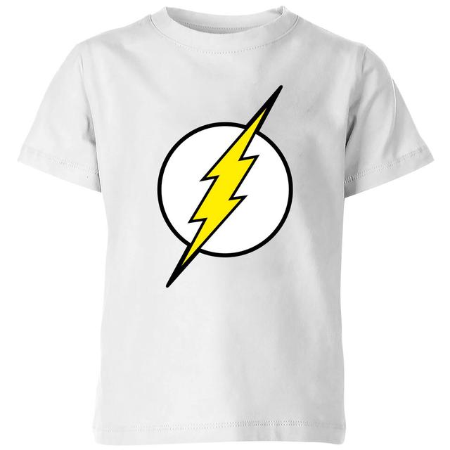 Camiseta para niño Justice League Flash Logo - Blanco - 9-10 años - Blanco on Productcaster.