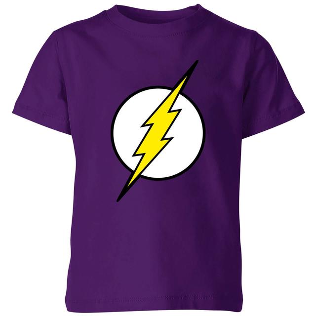 Camiseta para niño Justice League Flash Logo - Morado - 5-6 años - Púrpura on Productcaster.