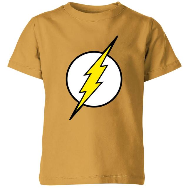 Camiseta para niño Justice League Flash Logo - Mustard - 7-8 años - Mustard on Productcaster.