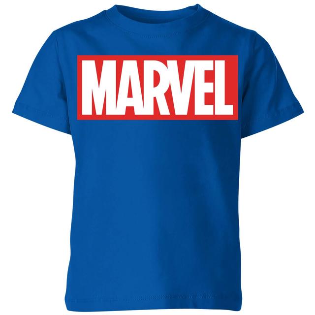 Camiseta para niño Marvel Logo - Azul - 9-10 años - Blue on Productcaster.