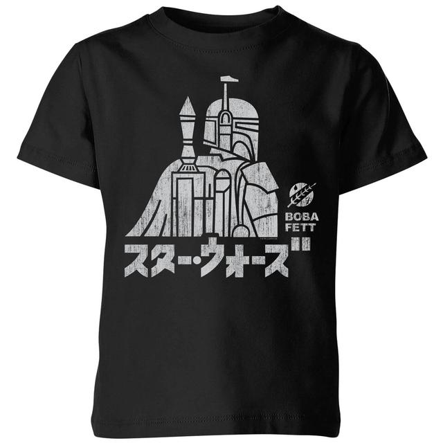 Camiseta para niño Kana Boba Fett de Star Wars - Negro - 9-10 años - Negro on Productcaster.