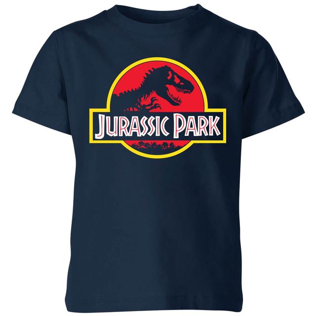 Camiseta para niño Jurassic Park Logo - Azul marino - 7-8 años - Azul Marino on Productcaster.