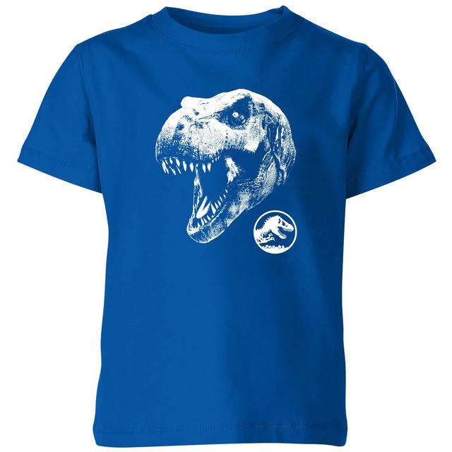 Jurassic Park T Rex Kids' T-Shirt - Blue - 3-4 ans - Blue on Productcaster.