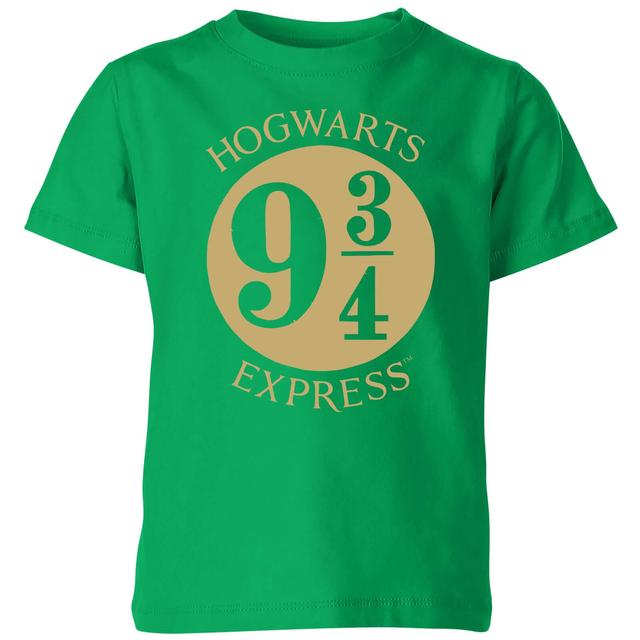 Harry Potter Platform Kids' T-Shirt - Green - 9-10 Years - Green on Productcaster.