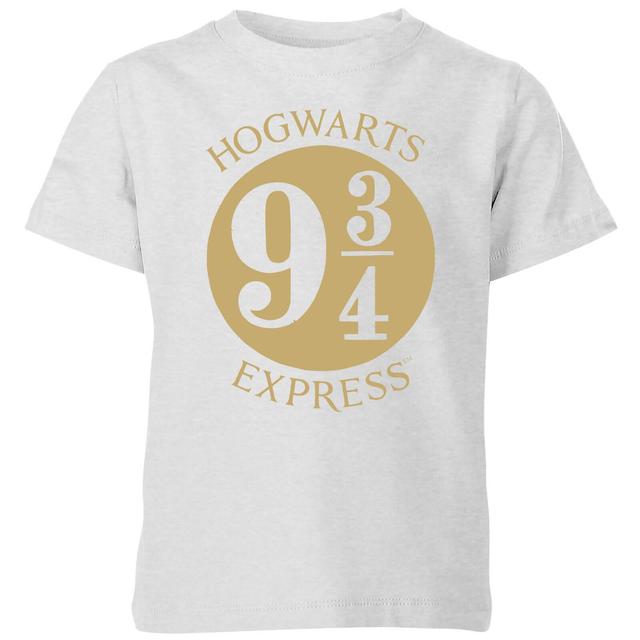 Harry Potter Platform Kids' T-Shirt - Grey - 3-4 Years - Grey on Productcaster.