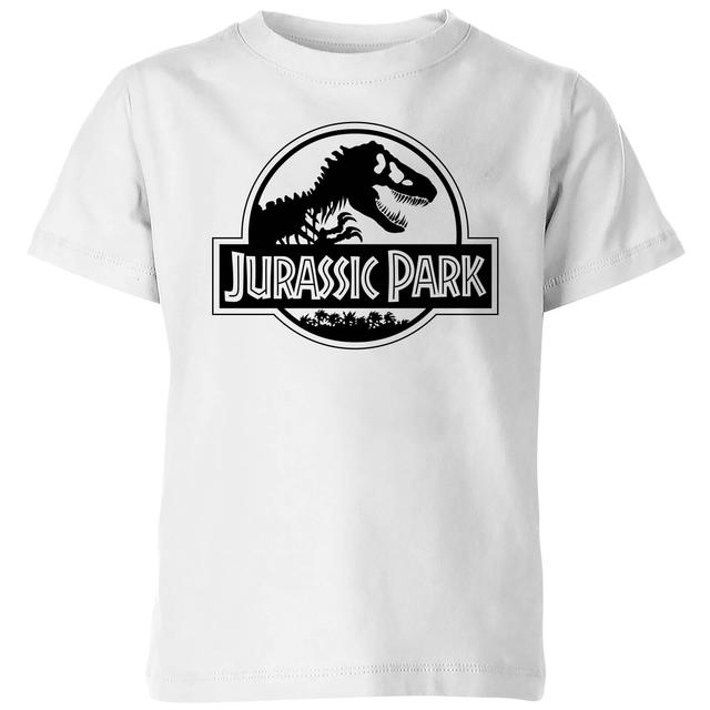 Camiseta para niño Jurassic Park Logo - Blanco - 9-10 años - Blanco on Productcaster.