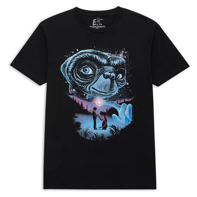 E.T. El Extraterrestre X Ghoulish Camiseta Hombre - Negra - XL - Negro on Productcaster.