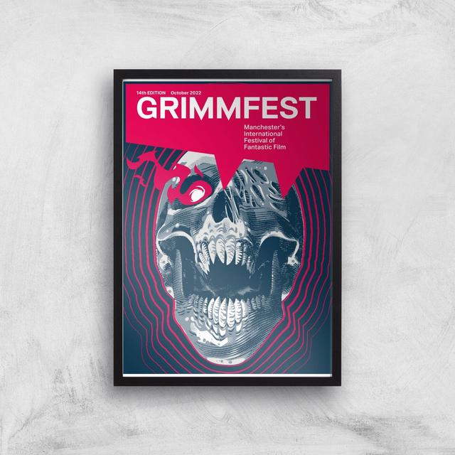 Lámina Giclee Art de Grimmfest 2022 - A4 - Black Frame on Productcaster.