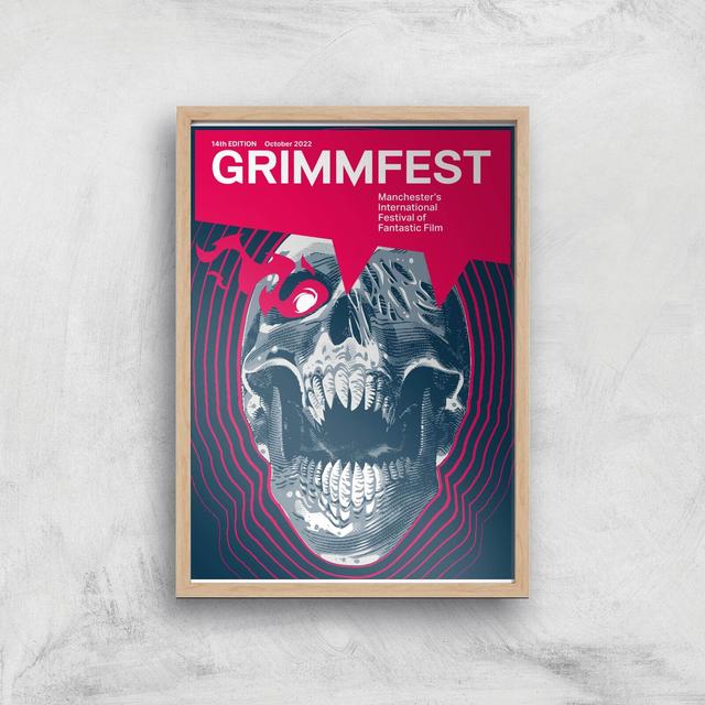 Grimmfest 2022 Giclee Art Print - A3 - Wooden Frame on Productcaster.