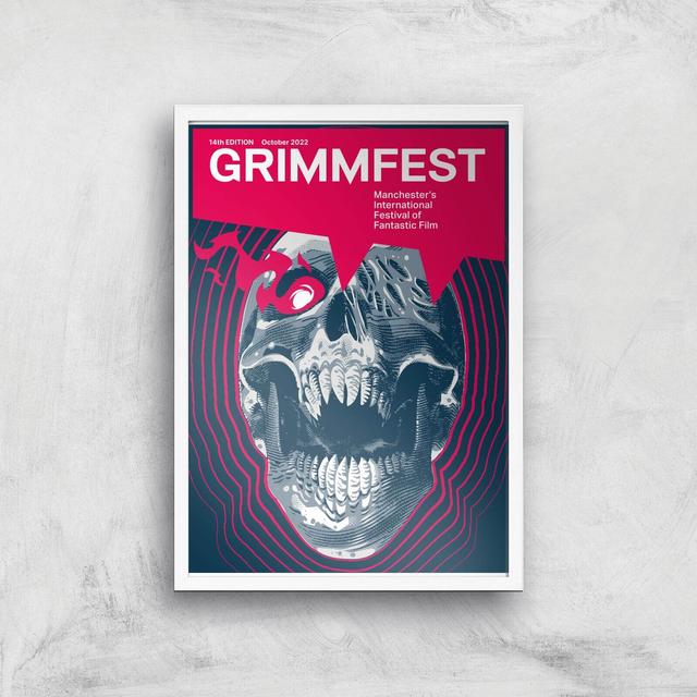 Grimmfest 2022 Giclee Art Print - A2 - White Frame on Productcaster.