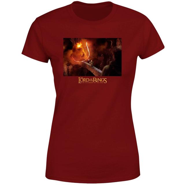 Camiseta para mujer El Señor de los Anillos You Shall Not Pass - Burdeos - L - Burgundy on Productcaster.