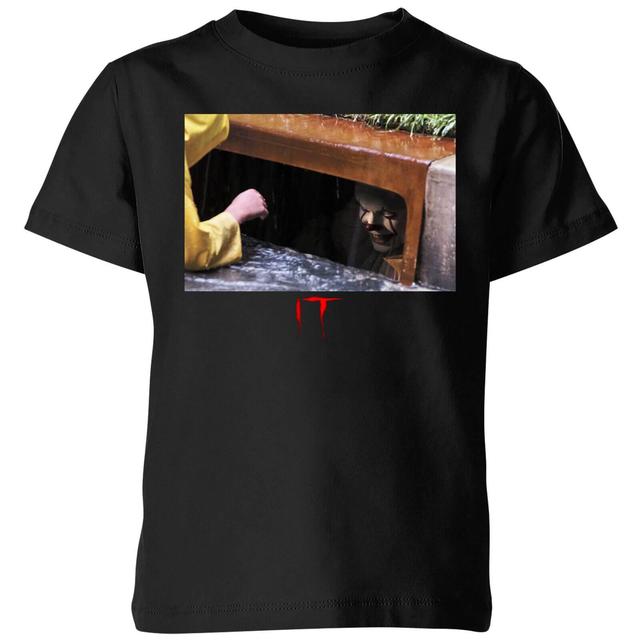 IT Chapter 1 (2017) Pennywise Kids' T-Shirt - Black - 7-8 Years - Black on Productcaster.