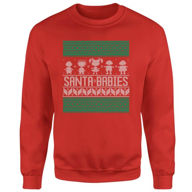 Rugrats Santa Babies Christmas Jumper - Red - L on Productcaster.