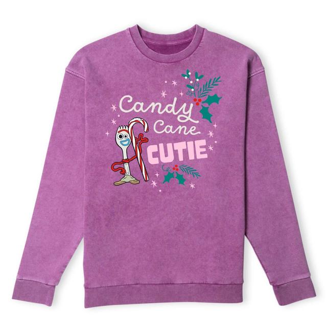 Jersey navideño Candy Cane Cutie de Disney - Purple Acid Wash - XS - Purple Acid Wash on Productcaster.