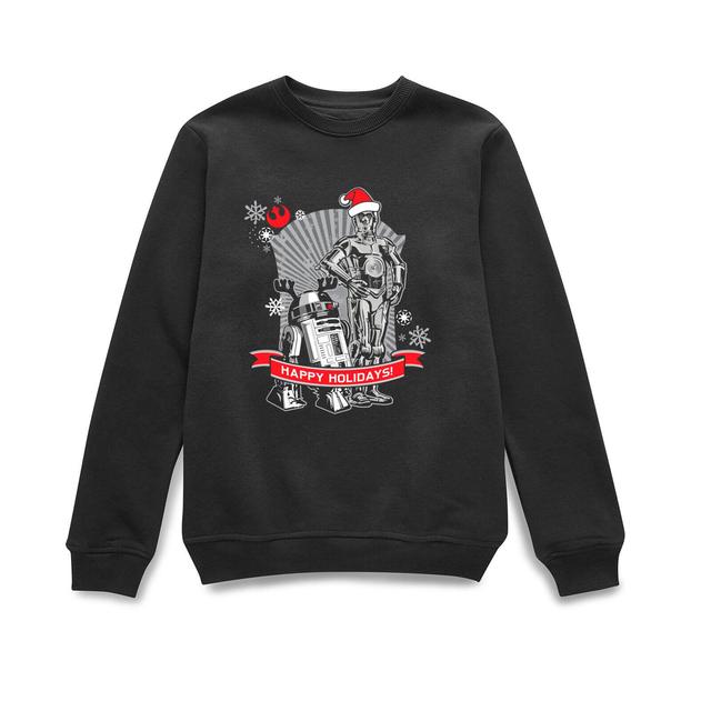 Star Wars Holiday Friends Christmas Jumper - Black - XXL - Negro on Productcaster.