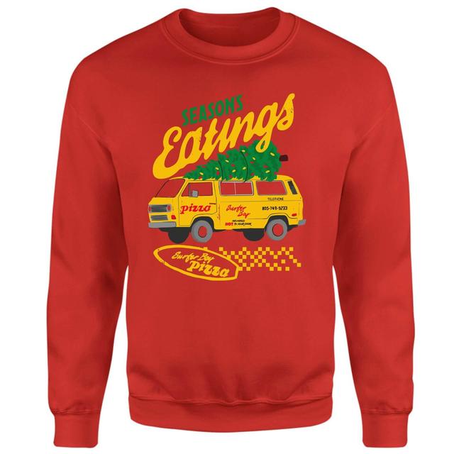 Stranger Things Season's Eatings Christmas Jumper - Red - XS - Rot on Productcaster.