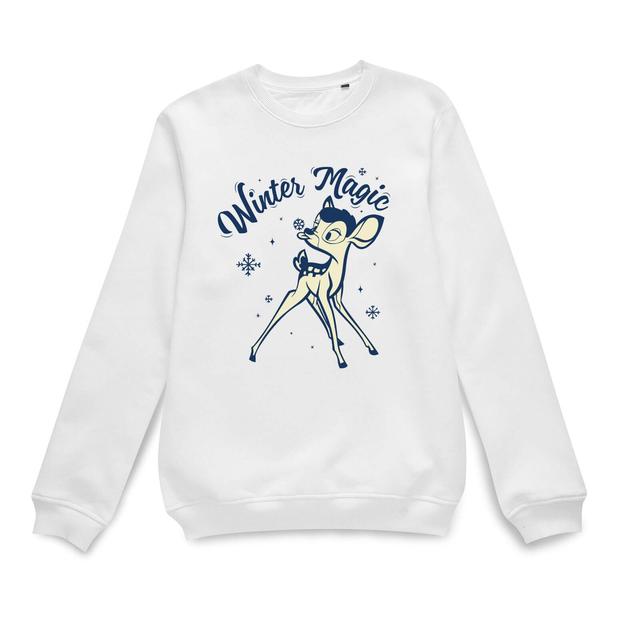 Disney Bambi Magic Christmas Jumper - White - M - Blanco on Productcaster.